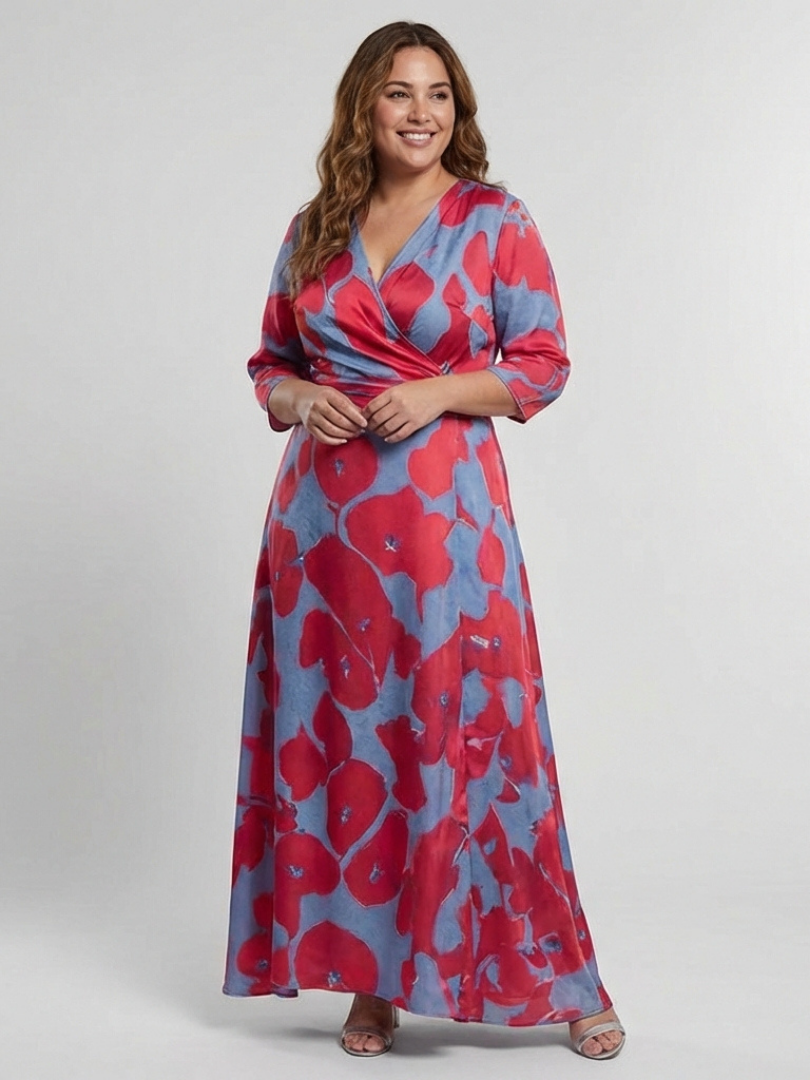 Audrey | Floral Sash Maxi Dress